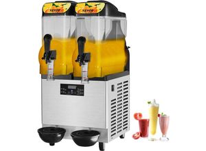 0840281553808 - Vevor - Kommerzielle Slushy-Maschine Slush Maschine 24 l Einzelschüssel 50 Tassen Margarita-Maschine 500 w Edelstahl Margarita Smoothie Frozen