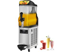 0840281558841 - Vevor - Kommerzielle Slushy-Maschine Slush Maschine 12 l Einzelschüssel 25 Tassen Margarita-Maschine 500 w Edelstahl Margarita Smoothie Frozen