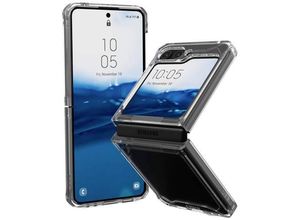 0840283910319 - Plyo Case Backcover Samsung Galaxy Z Flip5 Ice Transparent Stoßfest Induktives Laden