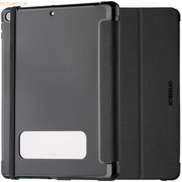 0840304725434 - Otterbox React Tablet Hülle Apple iPad 102 (7 Gen 2019) iPad 102 (8 Gen 2020) iPad 102 (9 Gen 2021) 259 cm (102) Book Cover Schwarz