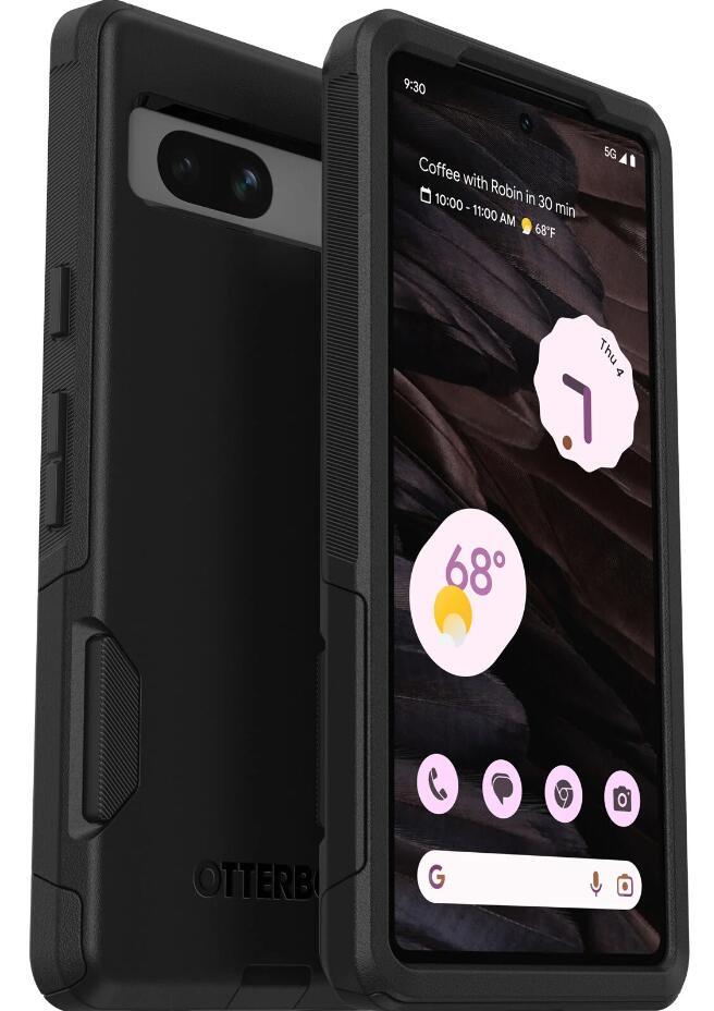 0840304726264 - Otterbox Commuter Case Google Pixel 7a Schwarz Stoßfest