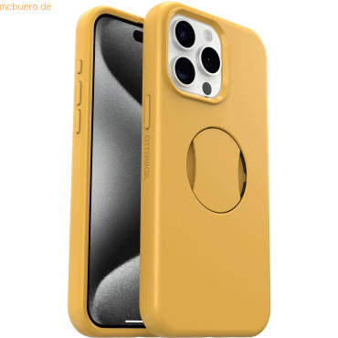 0840304735532 - Otterbox OtterGrip Symmetry iPhone 15 Pro Max - yellow