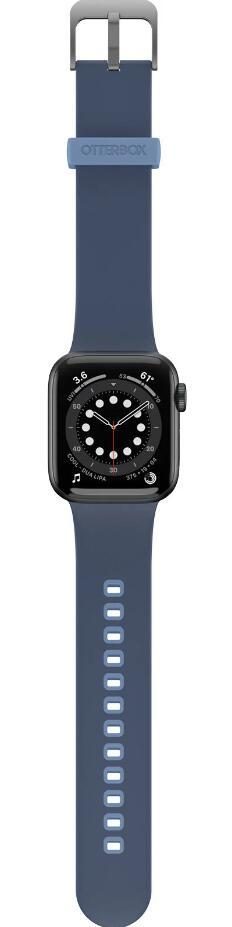 0840304740178 - Watch Band für Apple Watch 41 40 38mm Baby Blue Jeans - blau