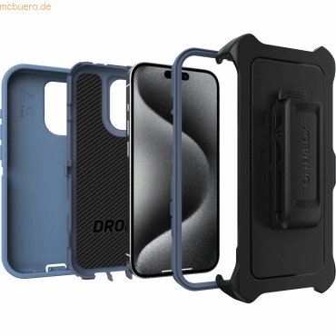 0840304744459 - Otterbox Defender iPhone 15 Pro - blue