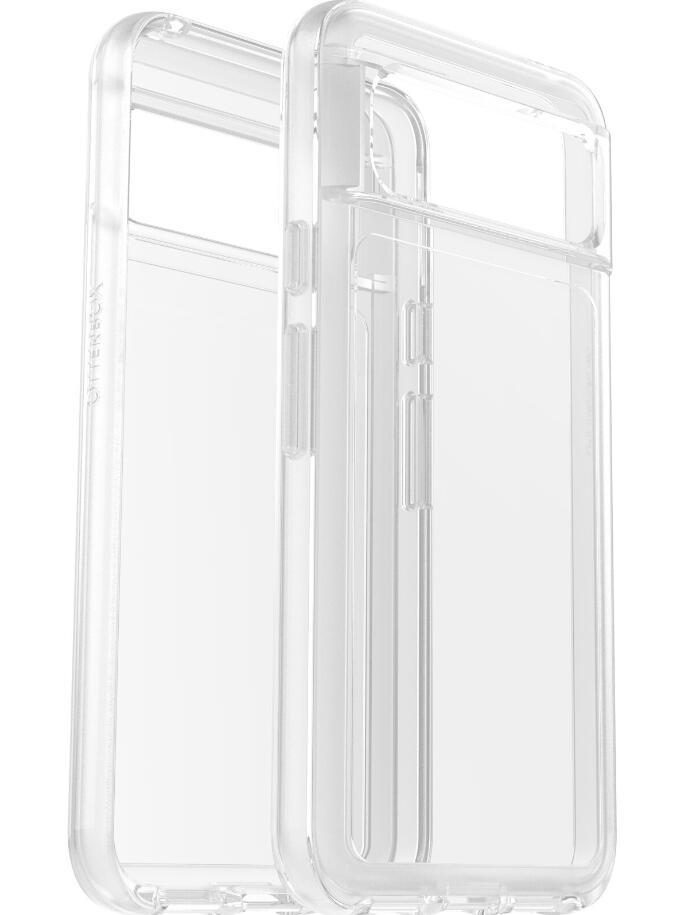 0840304746729 - Otterbox Symmetry Backcover Google Pixel 8 Transparent Stoßfest Induktives Laden