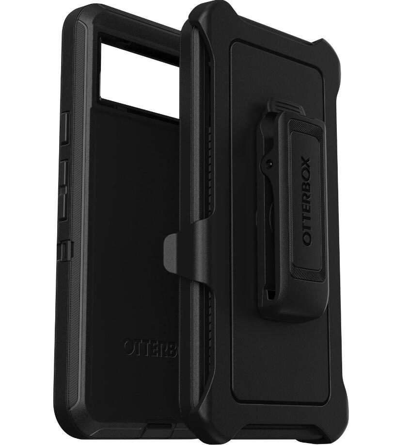 0840304746811 - Otterbox Defender Backcover Google Pixel 8 Pro Schwarz Stoßfest Induktives Laden