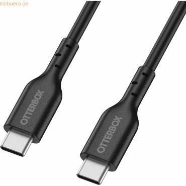 0840304749799 - Otterbox Standard Cable USB C-C 2M USB-PD Black