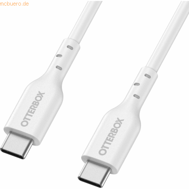 0840304749812 - Otterbox Standard Cable USB C-C 1M USB-PD White