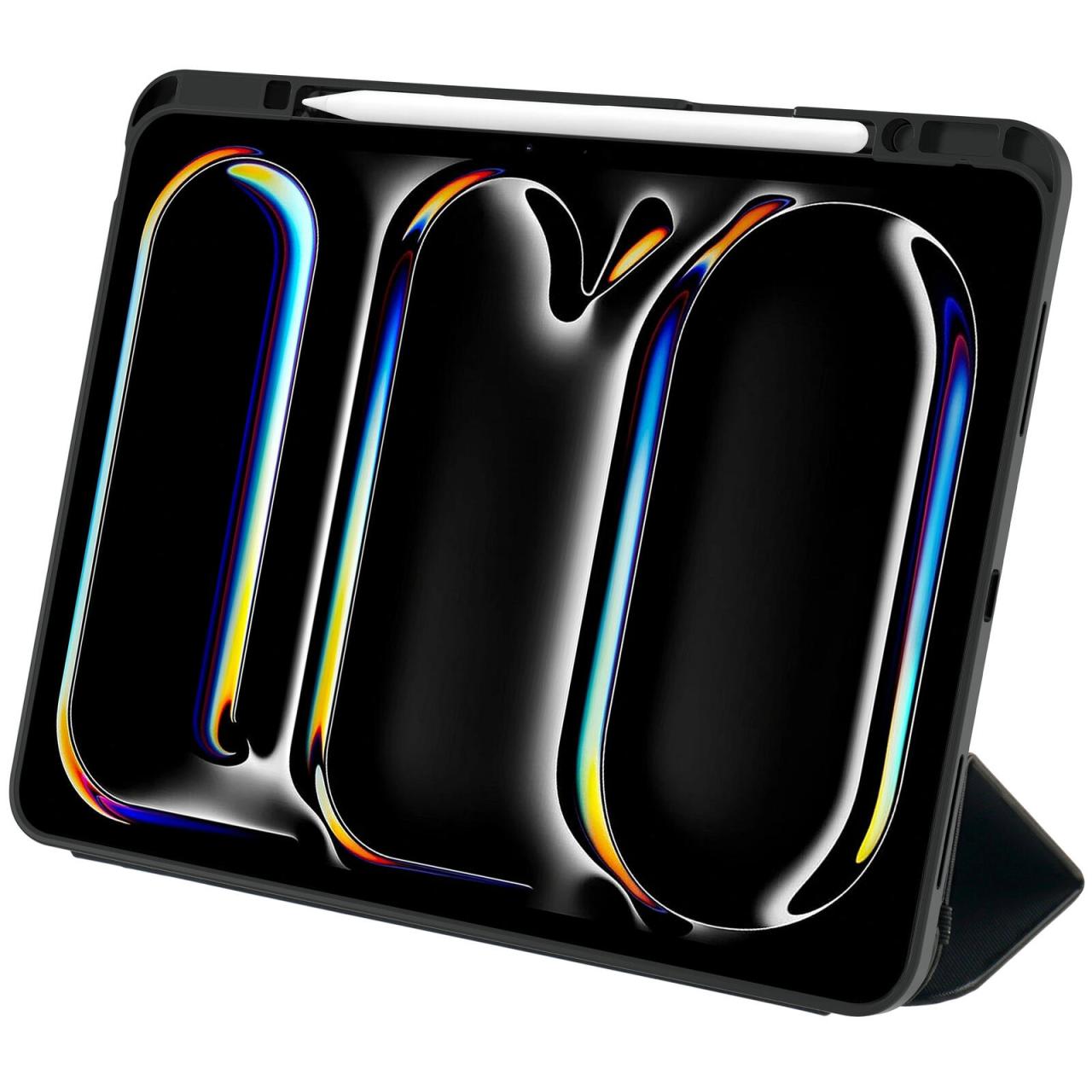 0840304760398 - OTTERBOX Tablet-Hülle React Series Folio für Apple iPad Pro 13 (M4) Hüllen Backcover Schutzhülle Handyschutzhülle Case Schutzcase stoßfest schwarz