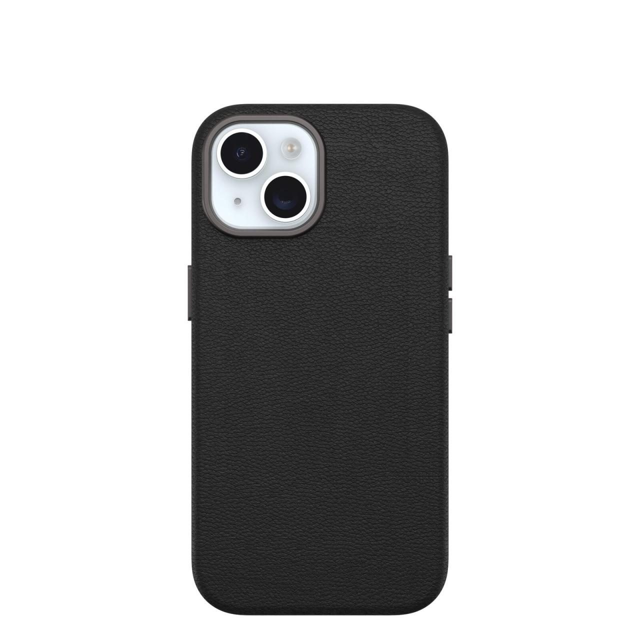 0840304765256 - Symmetry Cactus Leather für Apple iPhone 15 14 13 Noir Ash - black