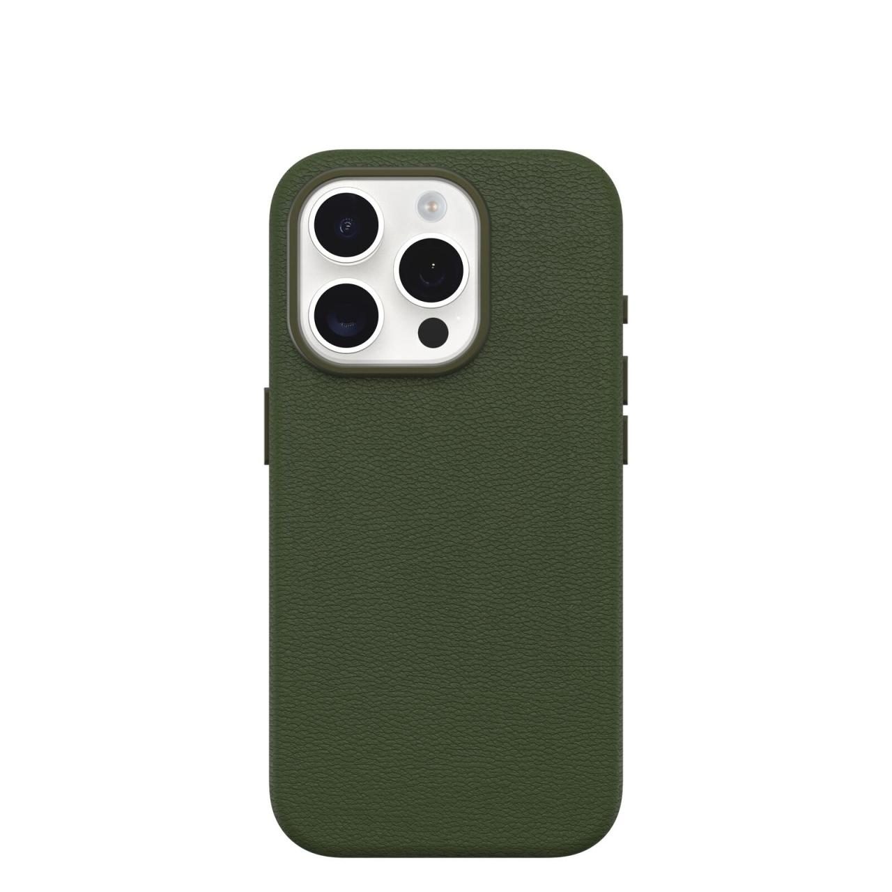 0840304765508 - Symmetry Cactus Leather Apple 15 iPhone Pro Cactus Groove - green