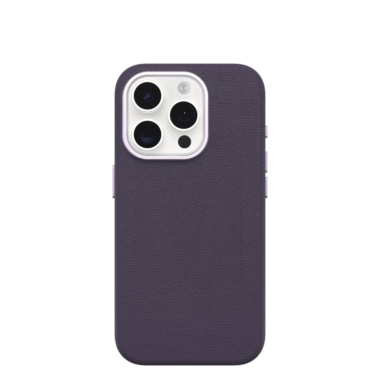 0840304765522 - Symmetry Cactus Leather Apple 15 iPhone Pro Plum Luxe - purple