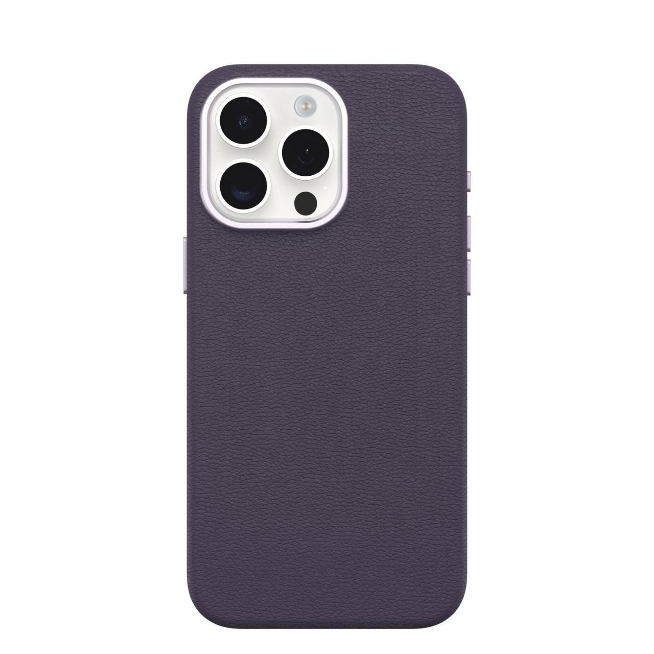 0840304765645 - Symmetry Cactus Leather Apple 15 iPhone Pro Max Plum Luxe - purple