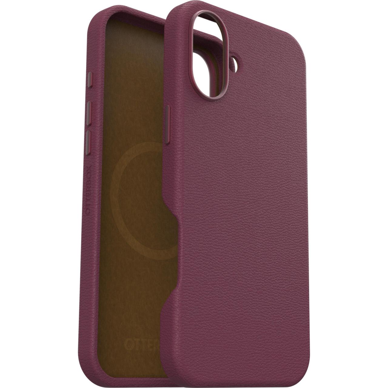 0840304771059 - Symmetry Cactus Leather Apple iPhone 16 Plus Maroon Bells - red