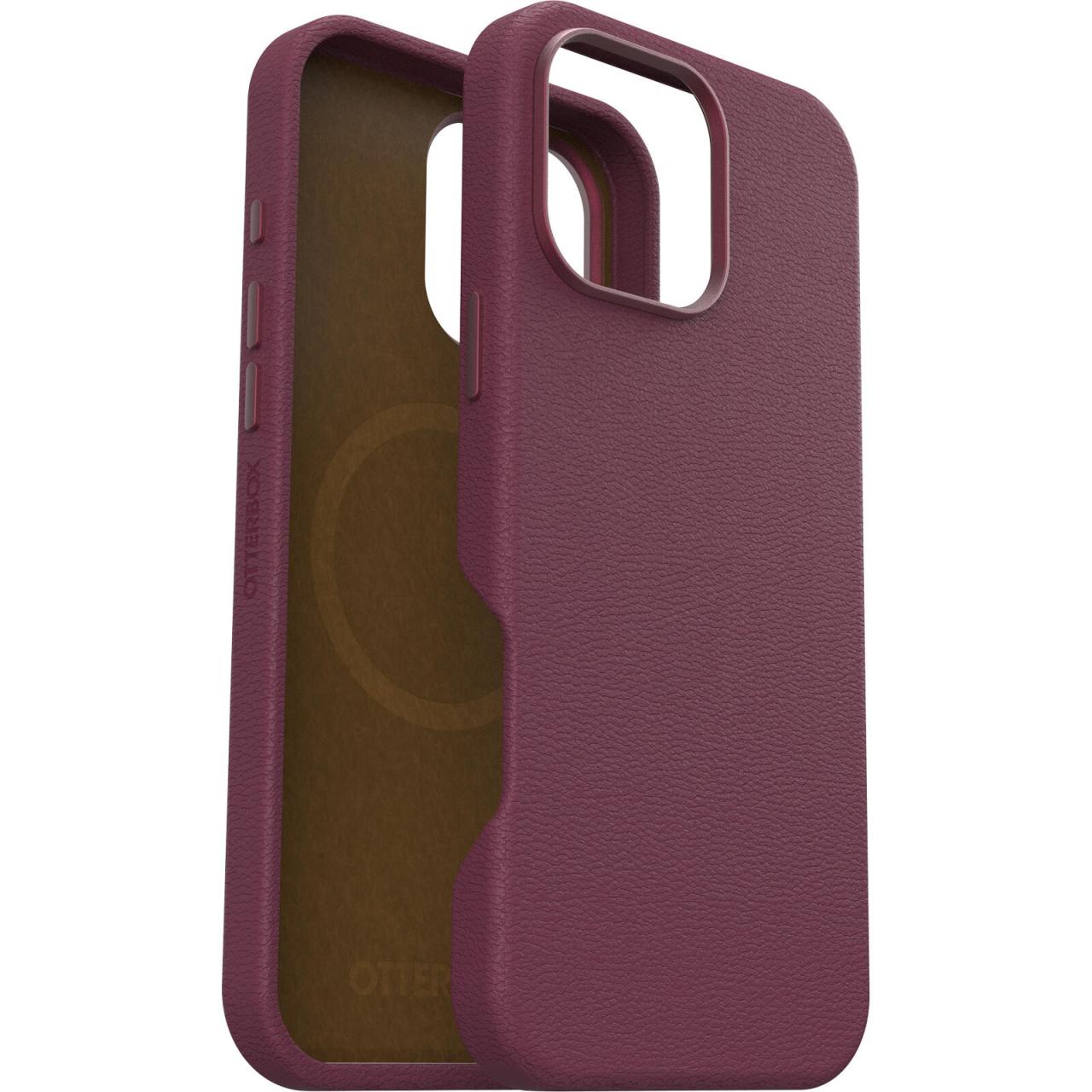 0840304771530 - Symmetry Cactus Leather Apple iPhone 16 Pro Max Maroon Bells - red