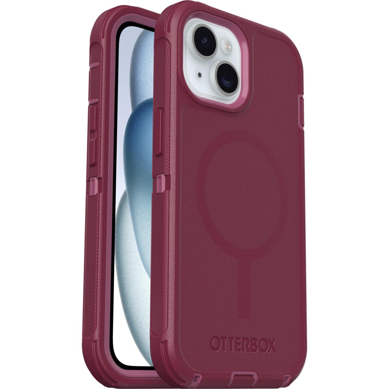 0840304783748 - OtterBox Defender MagSafe für das iPhone 15 iPhone 14 iPhone 13 - Foxberry - pink