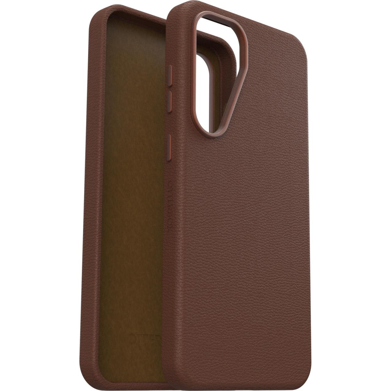 0840304785001 - Symmetry Cactus Leather Schutzhülle für Samsung Galaxy S25+ Rich Adove - brown