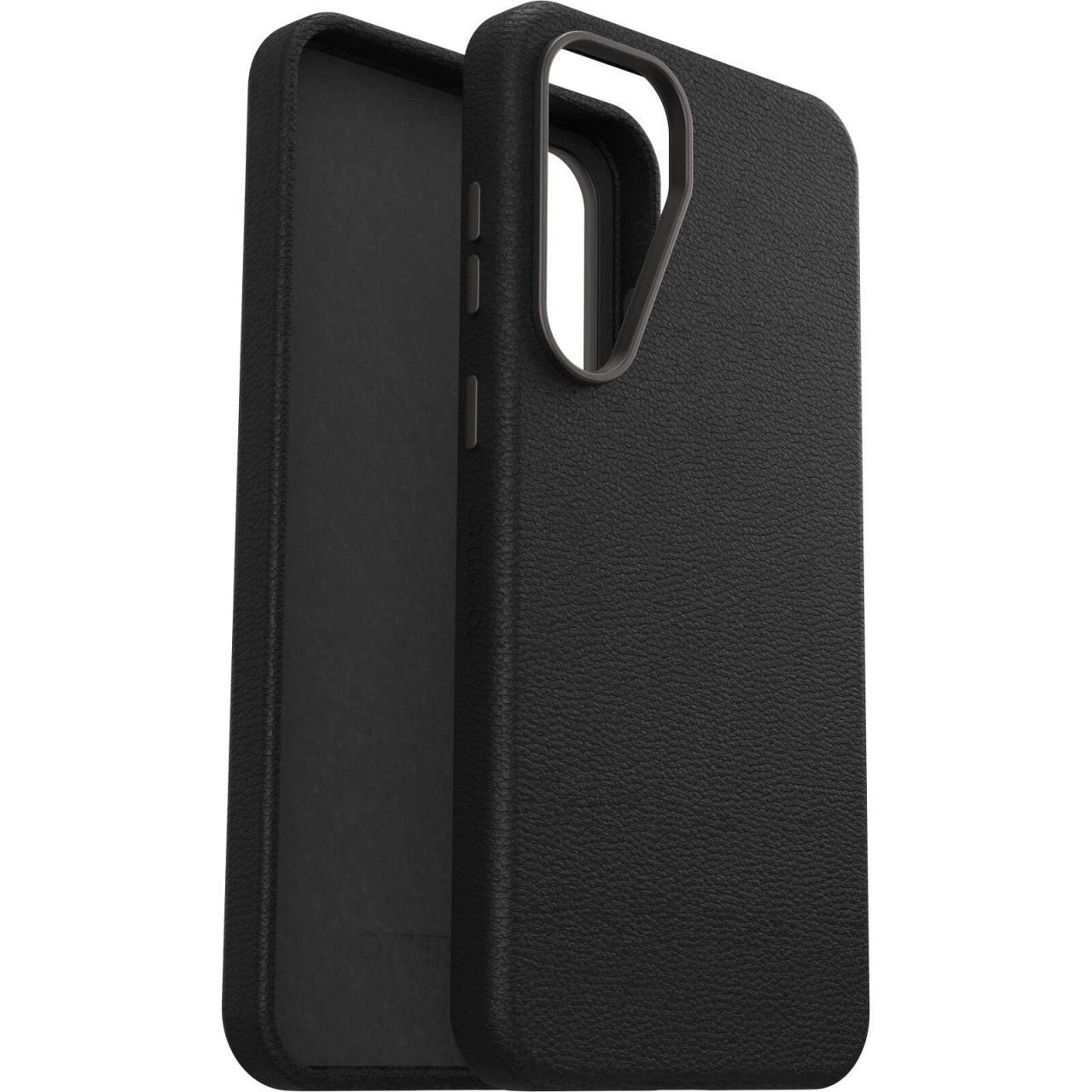 0840304785049 - Symmetry Cactus Leather Schutzhülle für Samsung Galaxy S25+ Noir Ash - black