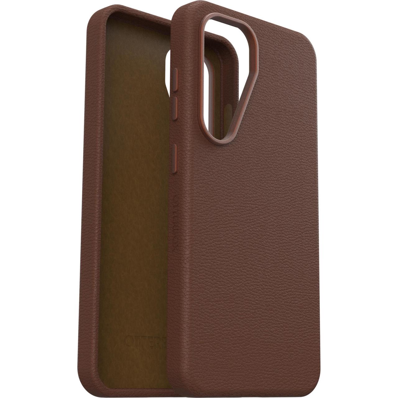 0840304786107 - Symmetry Cactus Leather Schutzhülle für Samsung Galaxy S25 Rich Adove - brown