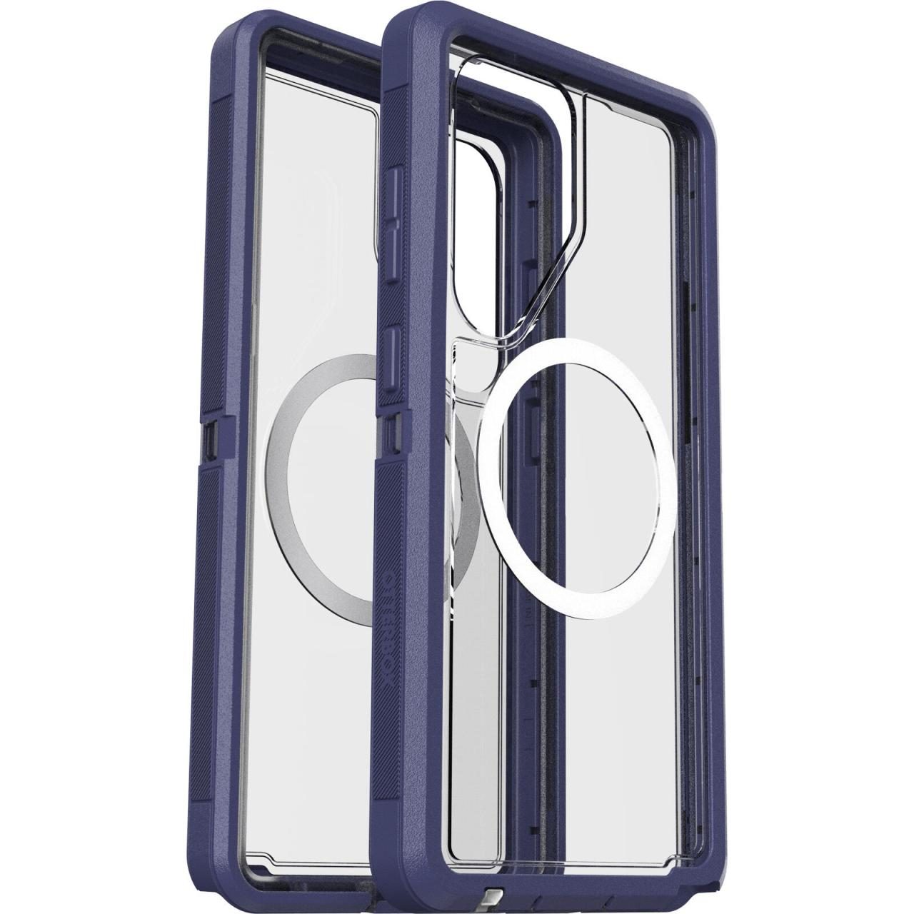 0840304788965 - Defender XT Clear Magnets Schutzhülle für Samsung Galaxy S25 Ultra Violet Thunder - clear purple