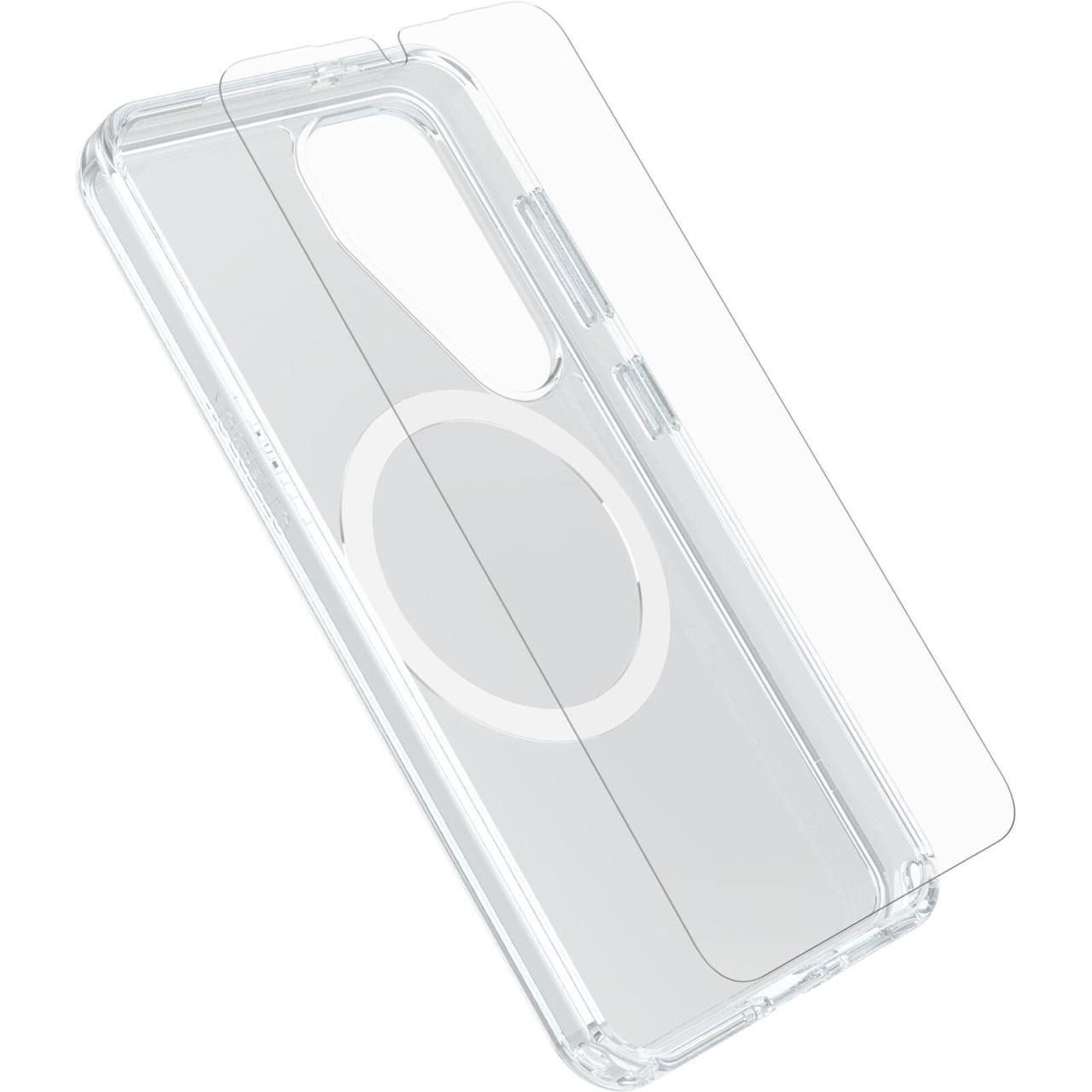 0840304796700 - Symmetry Clear Magnets Schutzhülle + Premium Glass für Samsung Galaxy S25 clear