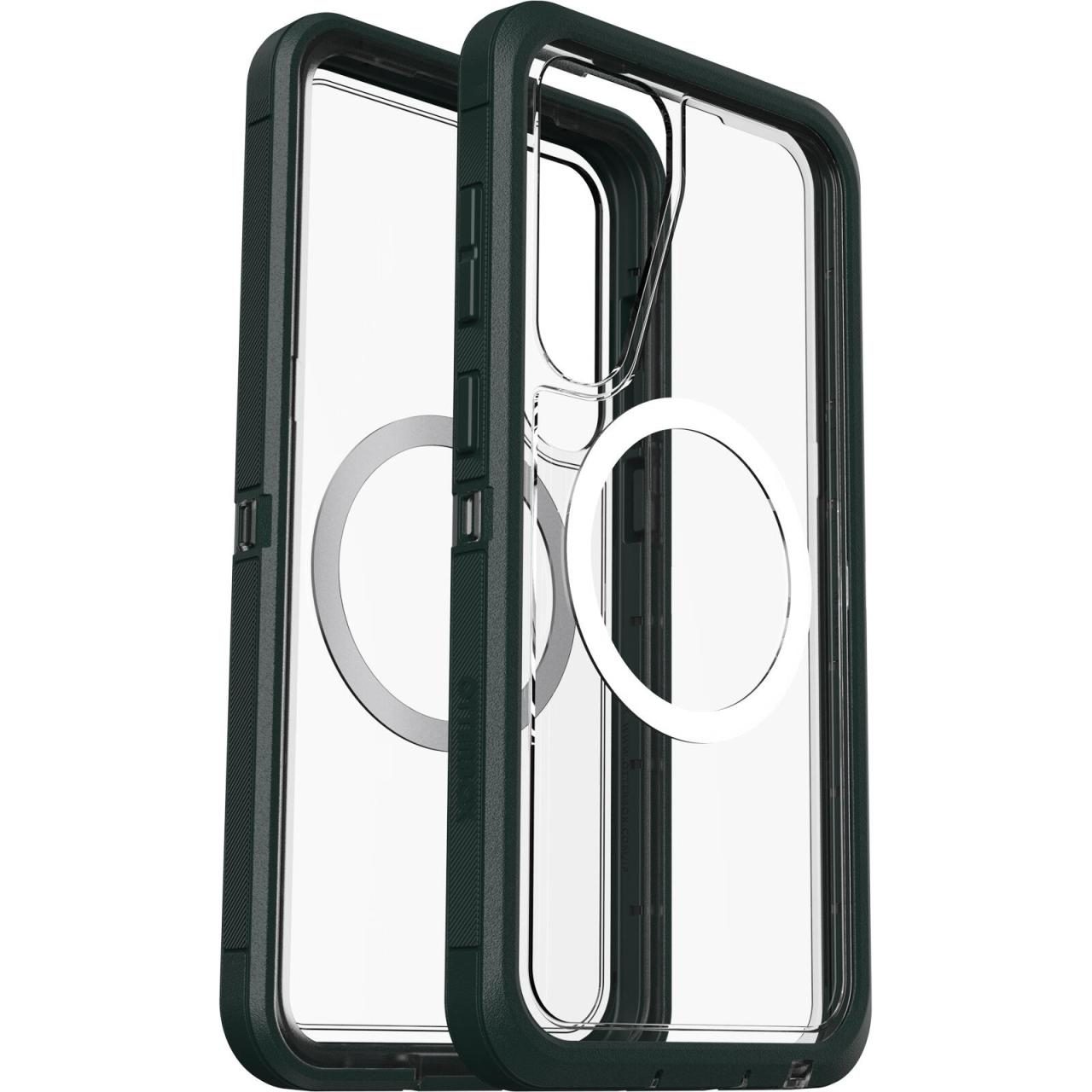 0840304797660 - Defender XT Clear Magnets Schutzhülle für Samsung Galaxy S25+ Jubilee - green