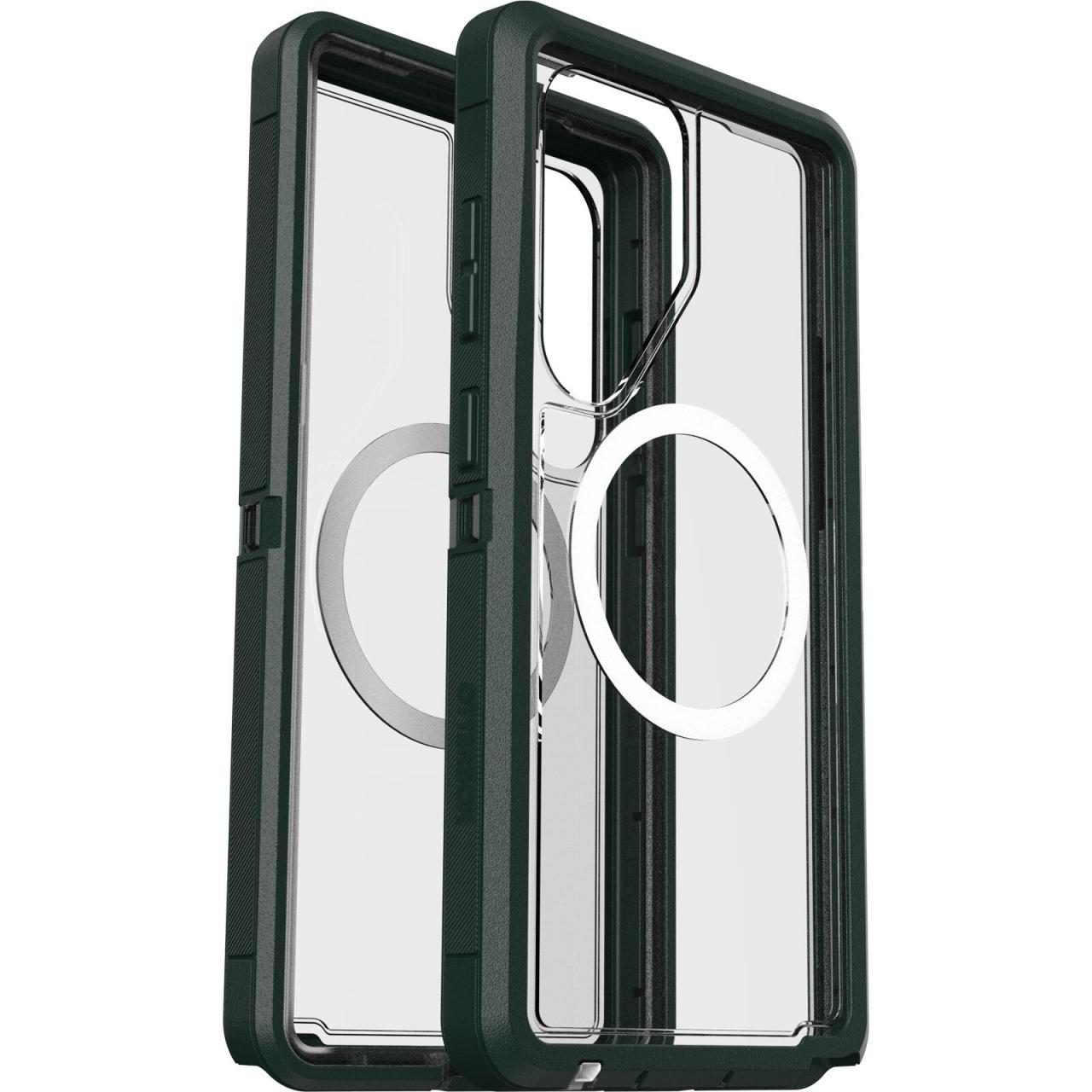 0840304797707 - Defender XT Clear Magnets Schutzhülle für Samsung Galaxy S25 Ultra Jubilee - green