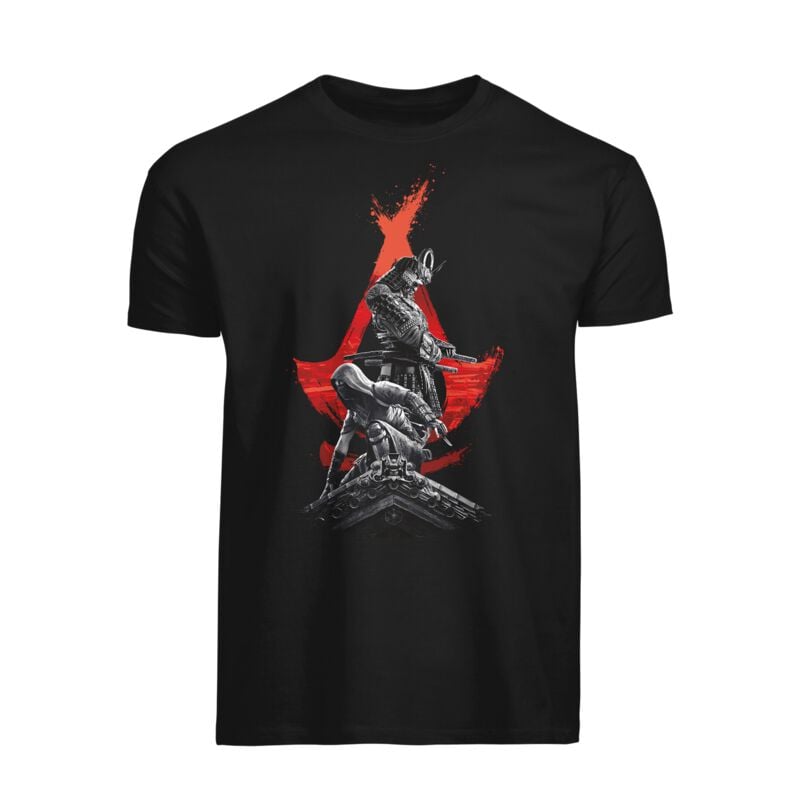 0840316420105 - Assassins Creed Shadows T-Shirt schwarz in S