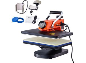 0840349902098 - Vevor - 5-in-1-Hitzepresse 12 x 15 Zoll schnelles Aufheizen 360° schwenkbarer digitaler Sublimationstransfer T-Shirt-Vinyl-Transferdrucker für