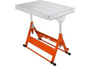 0840349903729 - VEVOR Schweißtisch klappbar 762x508cm Werktisch 181kg Tragfähigkeit Höhenverstellbar von 635 bis 813cm Einstellbarer Winkel 0° 30° 90° Werkbank