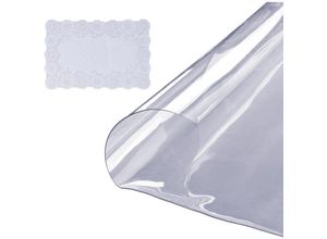 0840349937793 - Tischfolie Tischschutz Transparent 15 mm Dicke φ 1068 mm Tischschutz-Folie pvc Runde Tischdecke Tischfolie Abwaschbar Verschleißfest Hitzebeständig