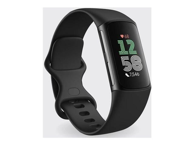 0840353901025 - Charge 6 - black aluminium - activity tracker with infinity band - obsidian