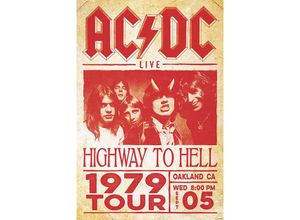 0840391145221 - - ac dc Poster Live Highway To Hell Tour 1979