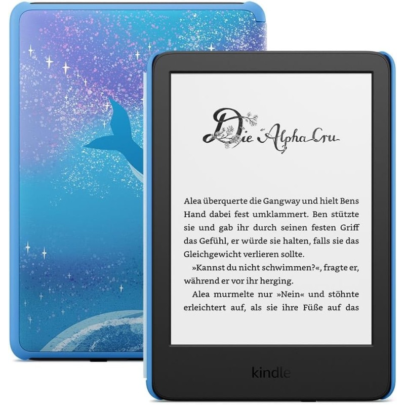 0840414654181 - Blau Kindle Kids eBook-Reader Touchscreen 16 GB WLAN Schwarz Blau 0840414654181