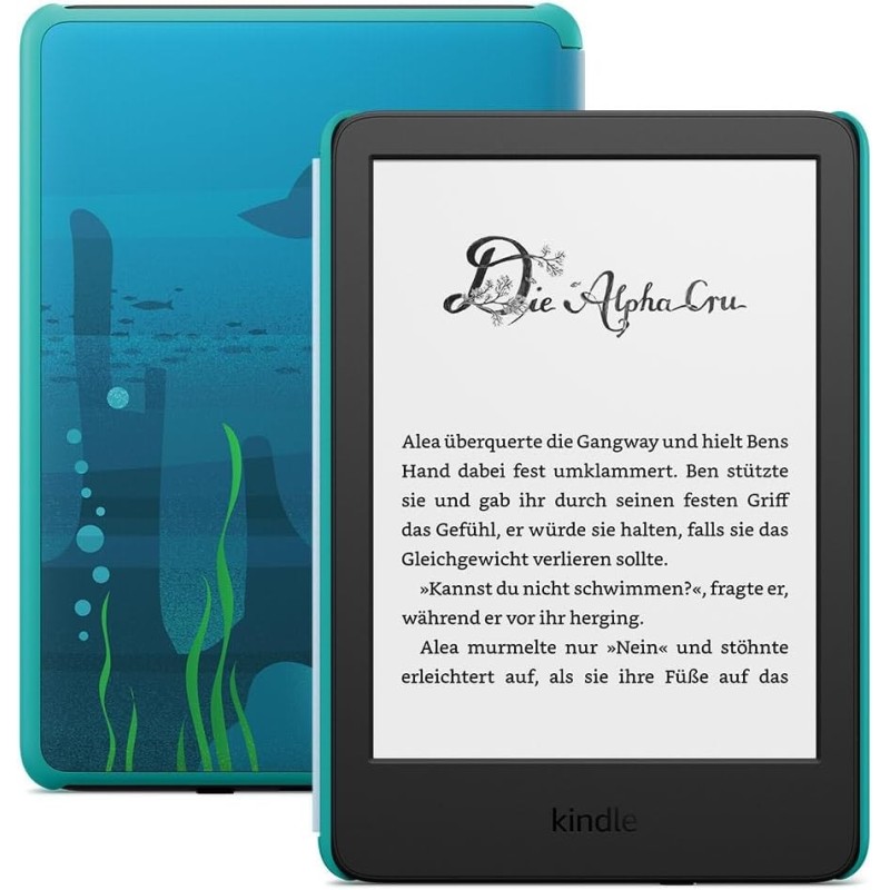 0840414674011 - Kindle Kids eBook-Reader Touchscreen 16 GB WLAN Blau 0840414674011