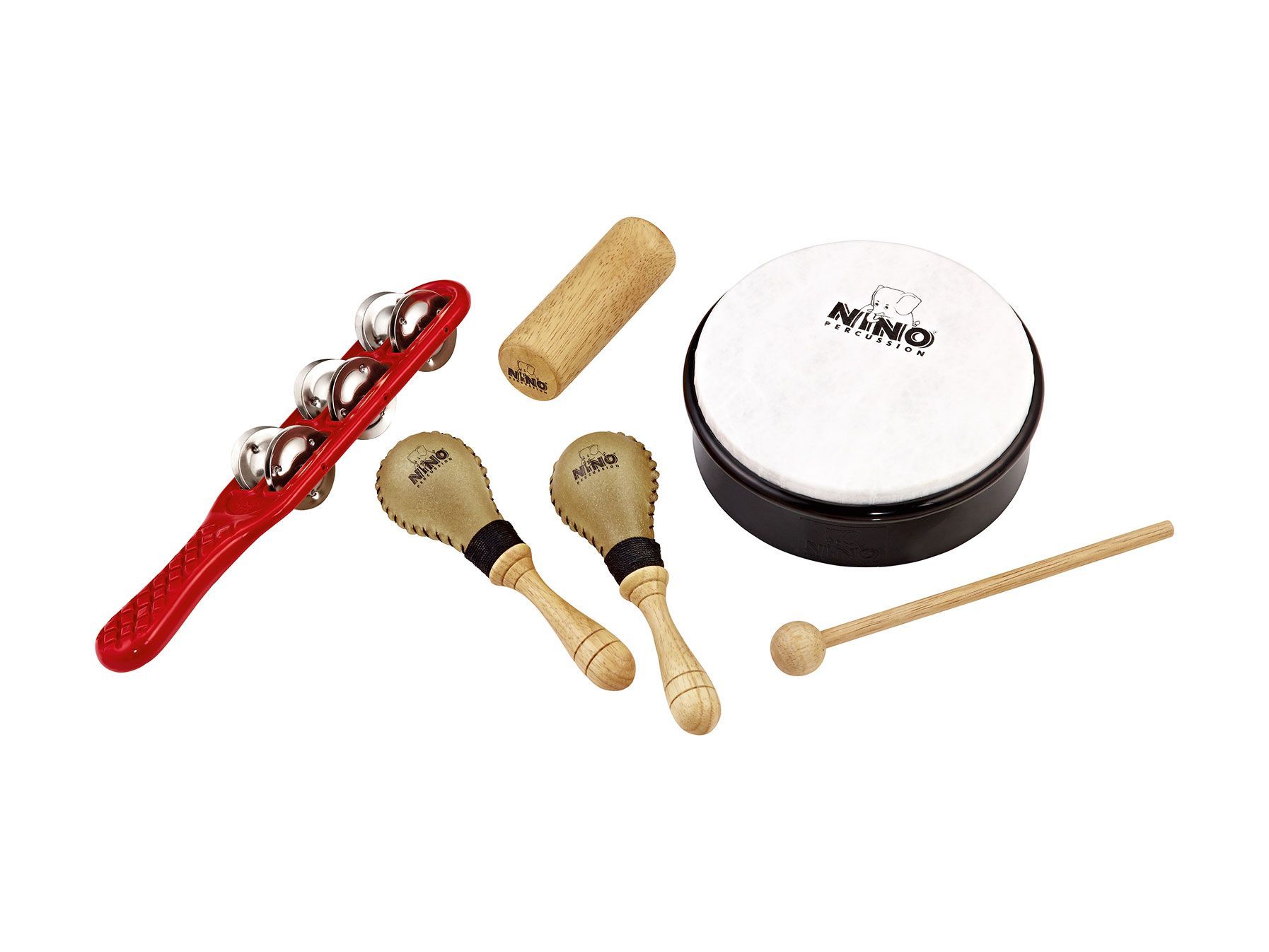 0840553042252 - Nino - Percussion Set NINOSET1 5 Instrumente + Bag