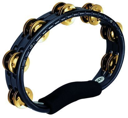 0840553053395 - - Hand Tambourine TMT1B-BK Brass Jingles