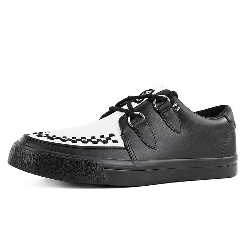 0840559155628 - Creeper Sneaker Classic Black White Leather - CREEPER SNEAKER Creepers schwarz weiß in EU43 0840559155628 - Creeper Sneaker Classic Black White Leather - CREEPER SNEAKER Creepers schwarz weiß in EU43