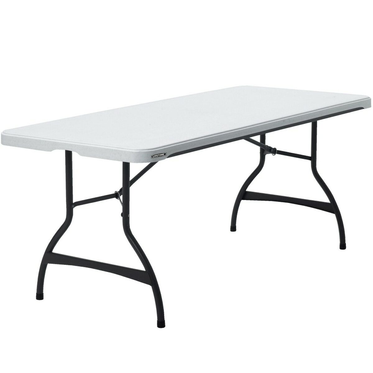 0841101003992 - Table Klapptisch Weiß rechteckig Stahl Kunststoff 182 x 76 x 735 cm