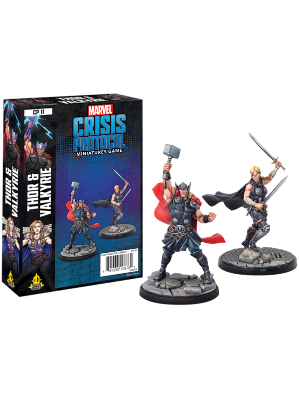 0841333108762 - Marvel Crisis Protocol Thor & Valkyrie