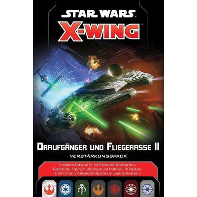 0841333119829 - Atomic Mass Games FFGD4177 - Star Wars X-Wing 2 Edition - Draufgänger und Fliegerasse II