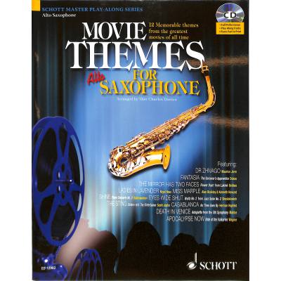 0841886007239 - Movie themes for alto saxophone