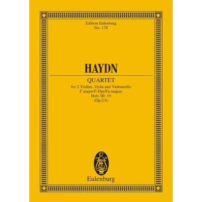 0841886011106 - Quartett E-Dur op 2 4 Hob 3 10