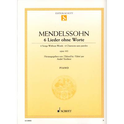 0841886016705 - 6 Lieder ohne Worte op 102