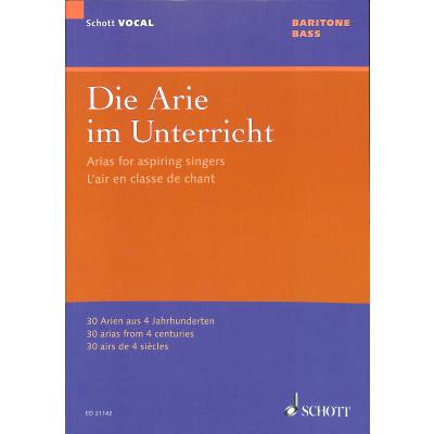 0841886017139 - Die Arie im Unterricht | 27 Arien aus 4 Jahrhunderten