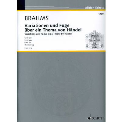 0841886023444 - Variationen + Fuge über ein Thema von Händel op 24