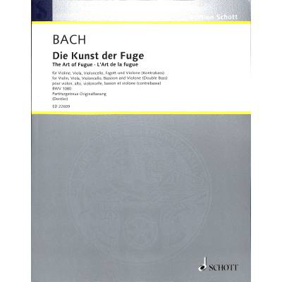 0841886028494 - Die Kunst der Fuge BWV 1080