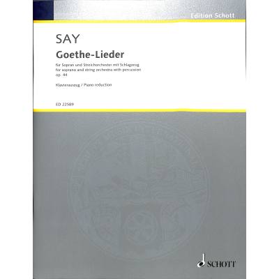 0841886029170 - Goethe Lieder op 44