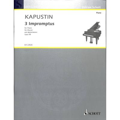 0841886032729 - 3 Impromptus op 66