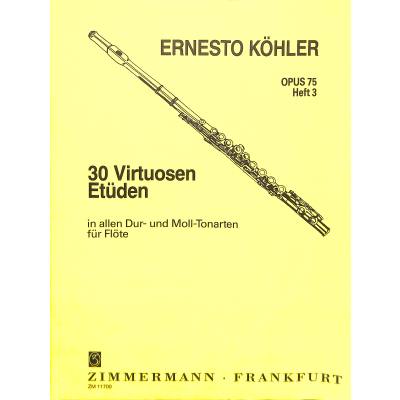 0841886035065 - 30 virtuose Etüden 3 op 75